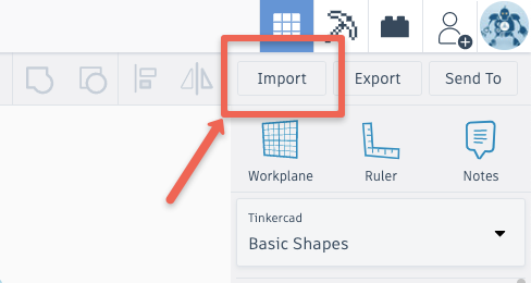 Importing menu